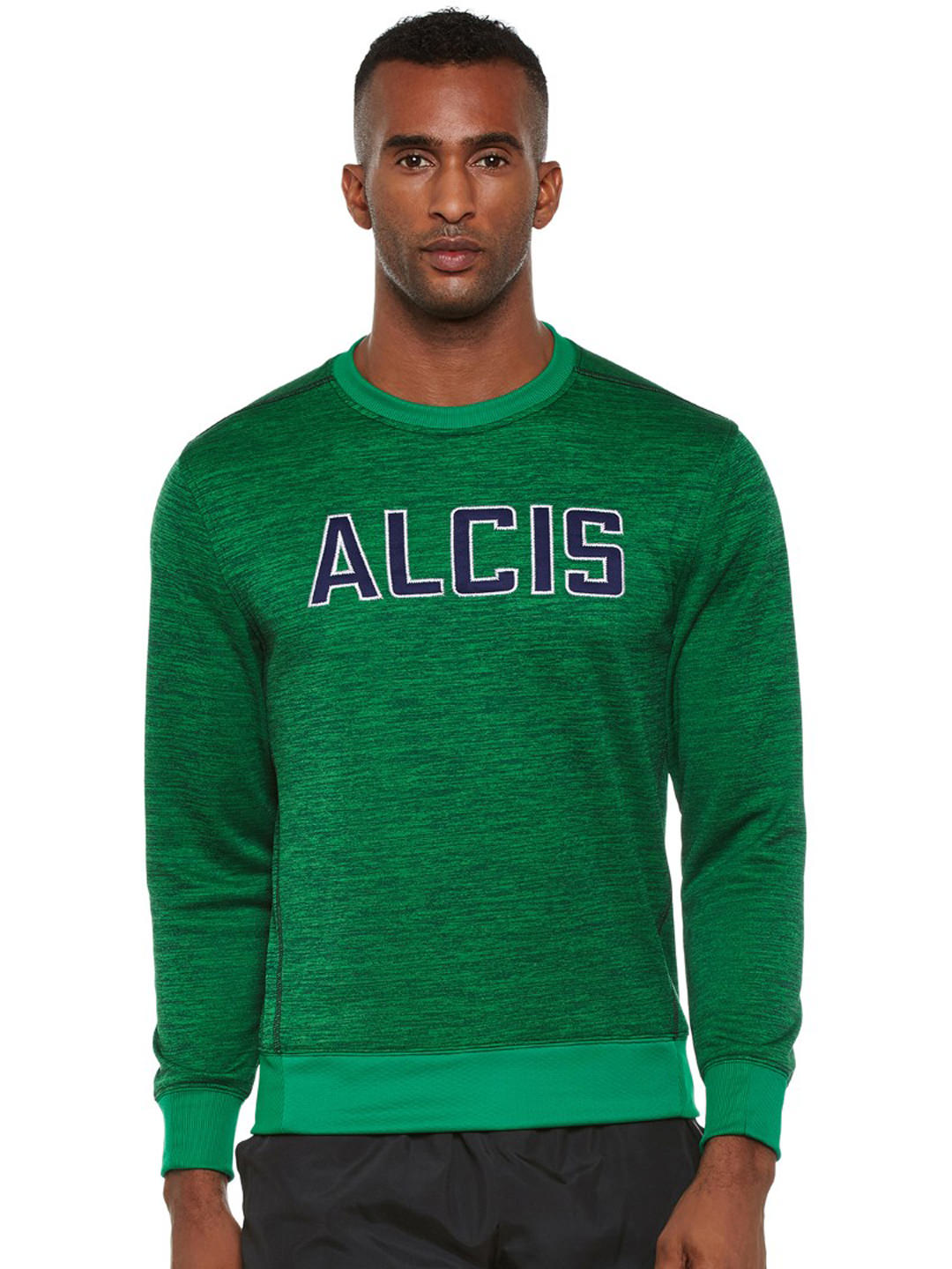 Alcis Mens Green Sweat Shirt 115MSS149 115MSS149-S