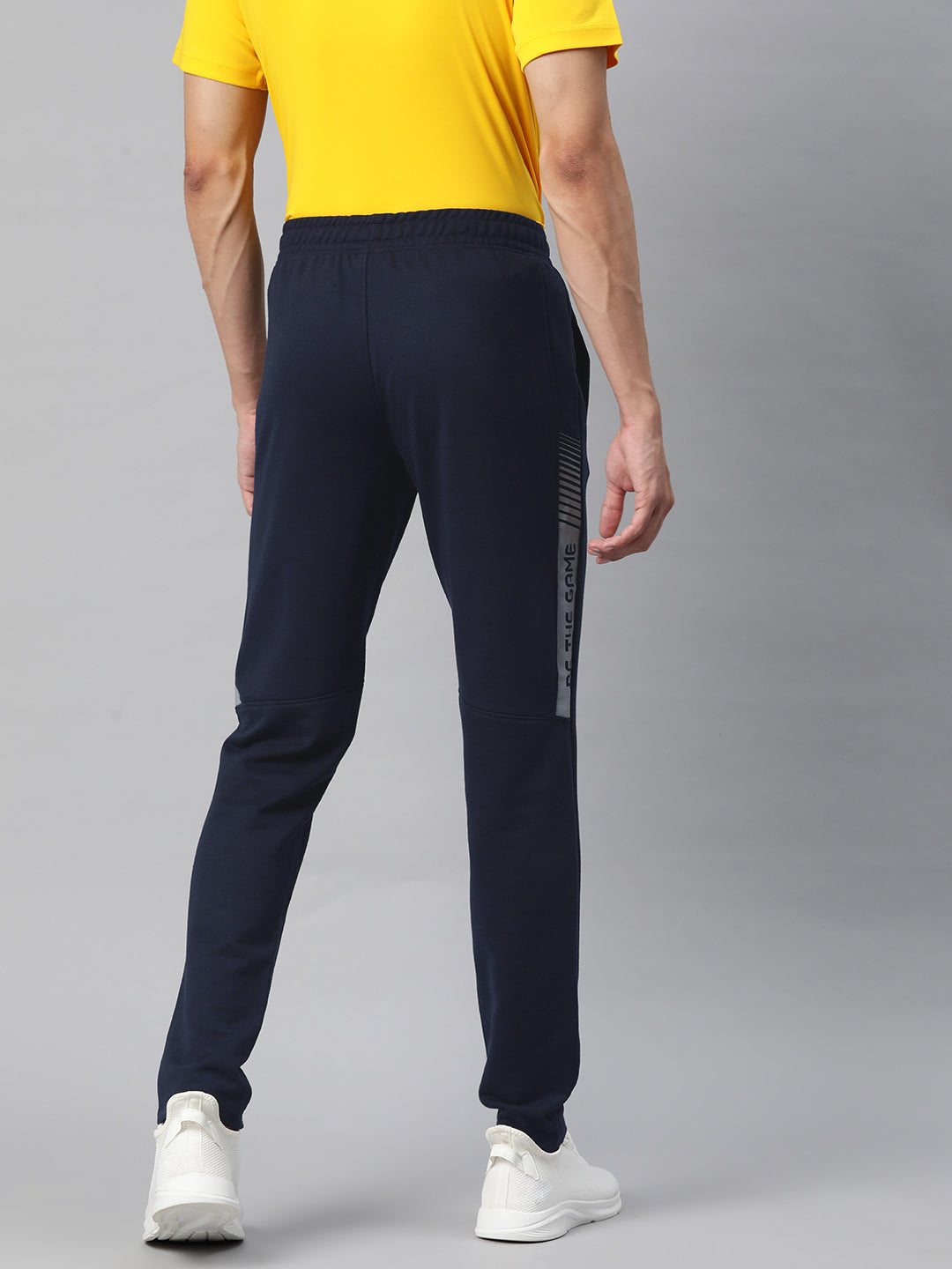 Alcis Men Printed Slim Fit Sports Track Pants