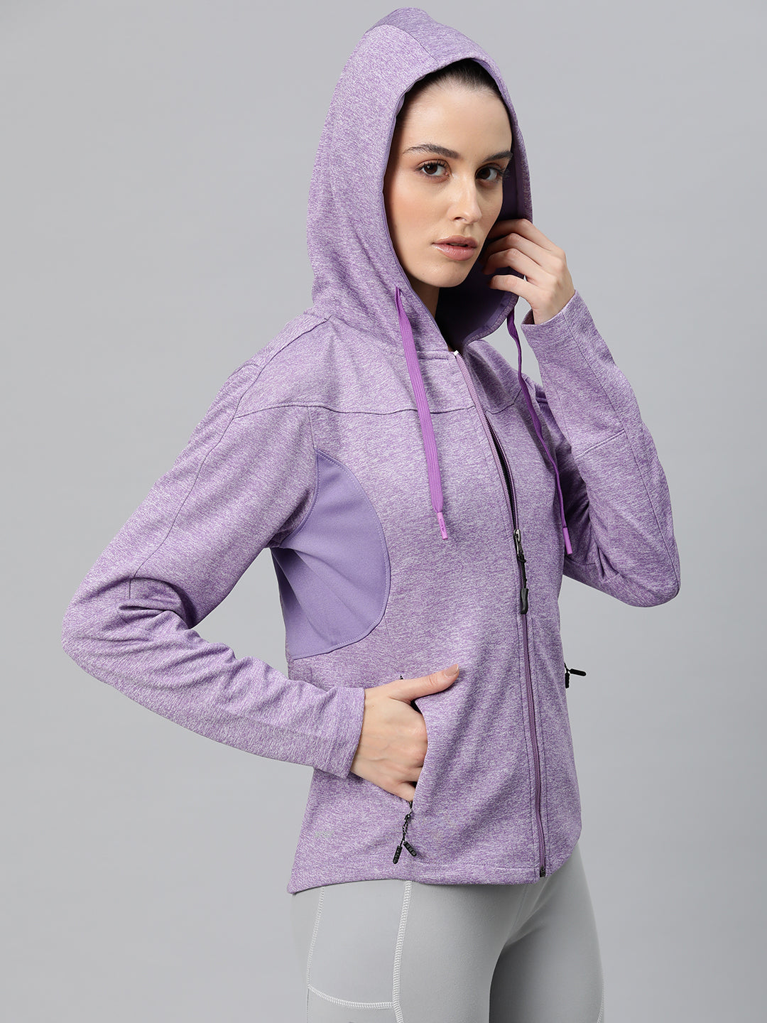 Alcis Women Solid Training or Gym Sporty Jacket