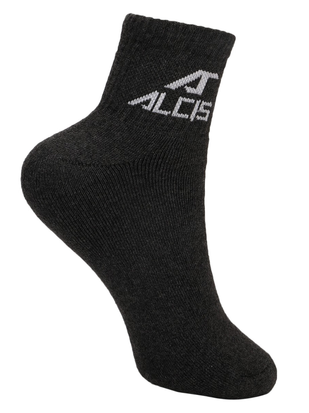 Alcis Men Grey Ankle Length Socks-Pack of 1 ALD1PCK02DGM-Free Size-Grey ALD1PCK02DGM-Free Size