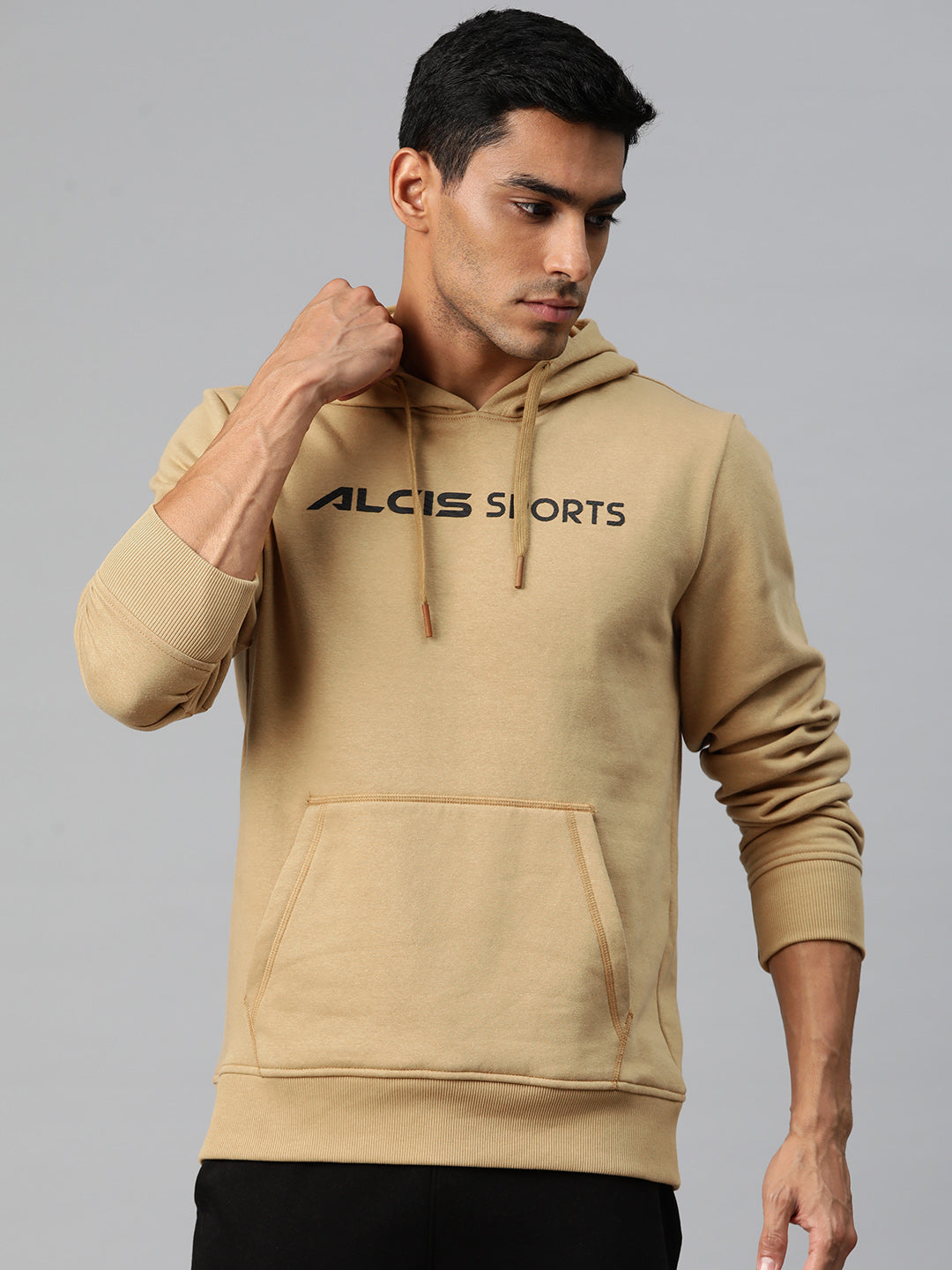 Alcis Men Printed Hooded Navigator Sweatshirt