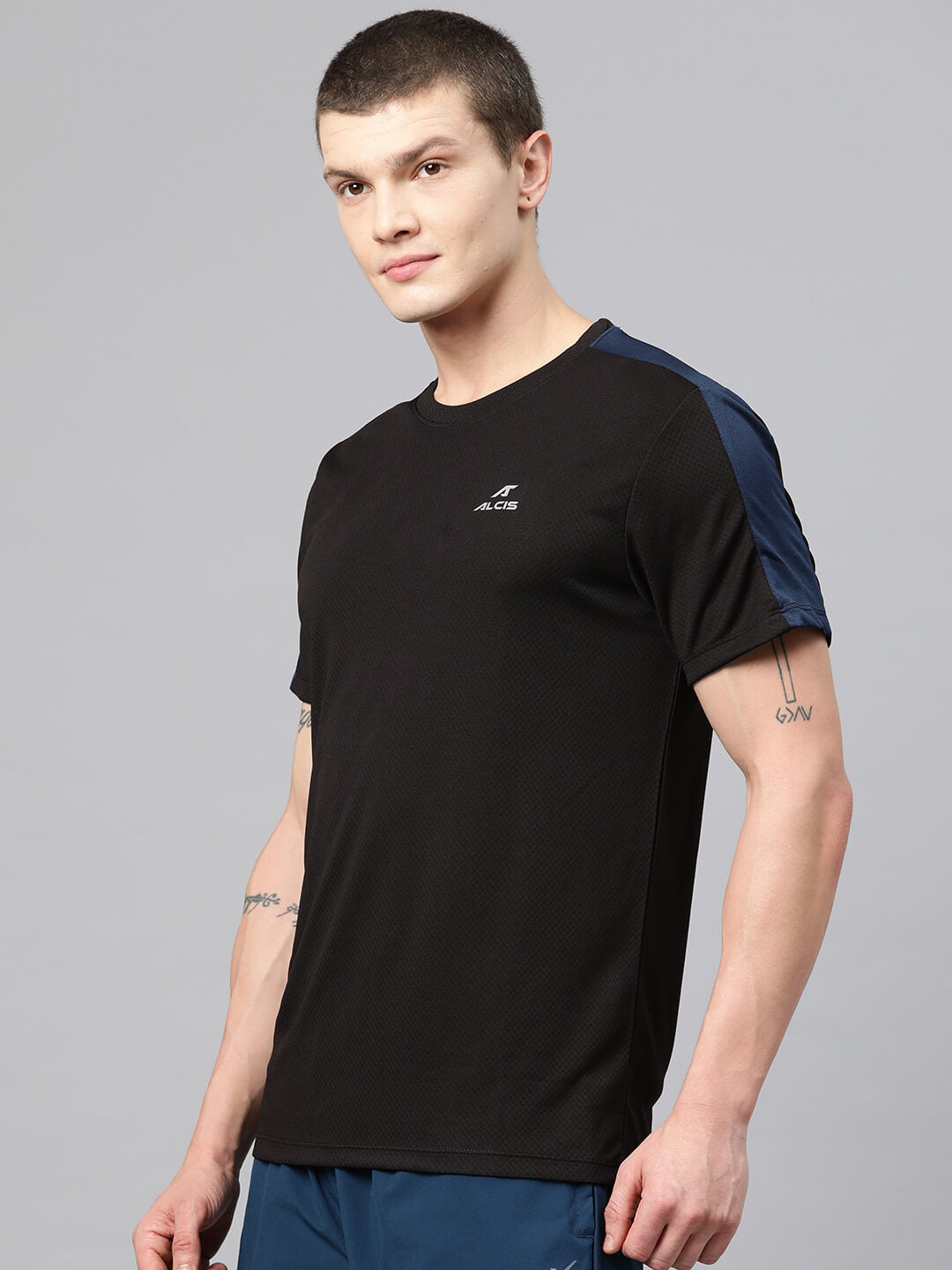 Alcis Men Anti Static Slim Fit T-shirt