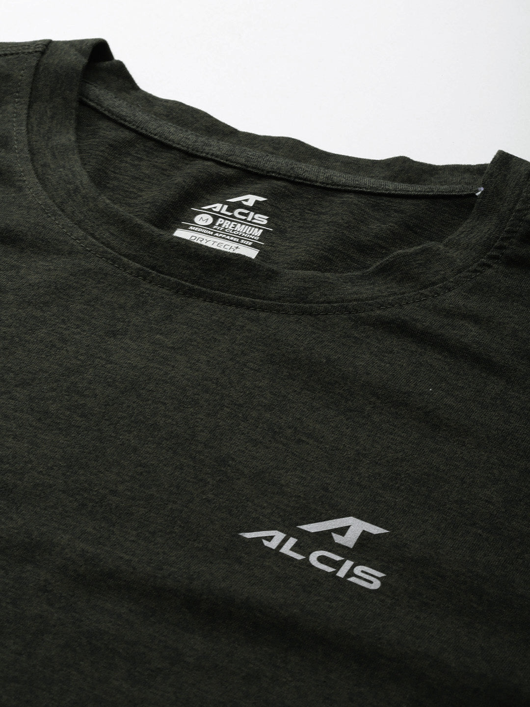 Alcis Men Solid Dry Tech Slim Fit T-shirt