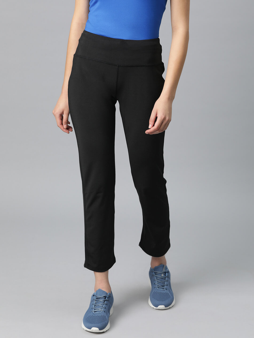 Alcis Women Solid Black Trackpant