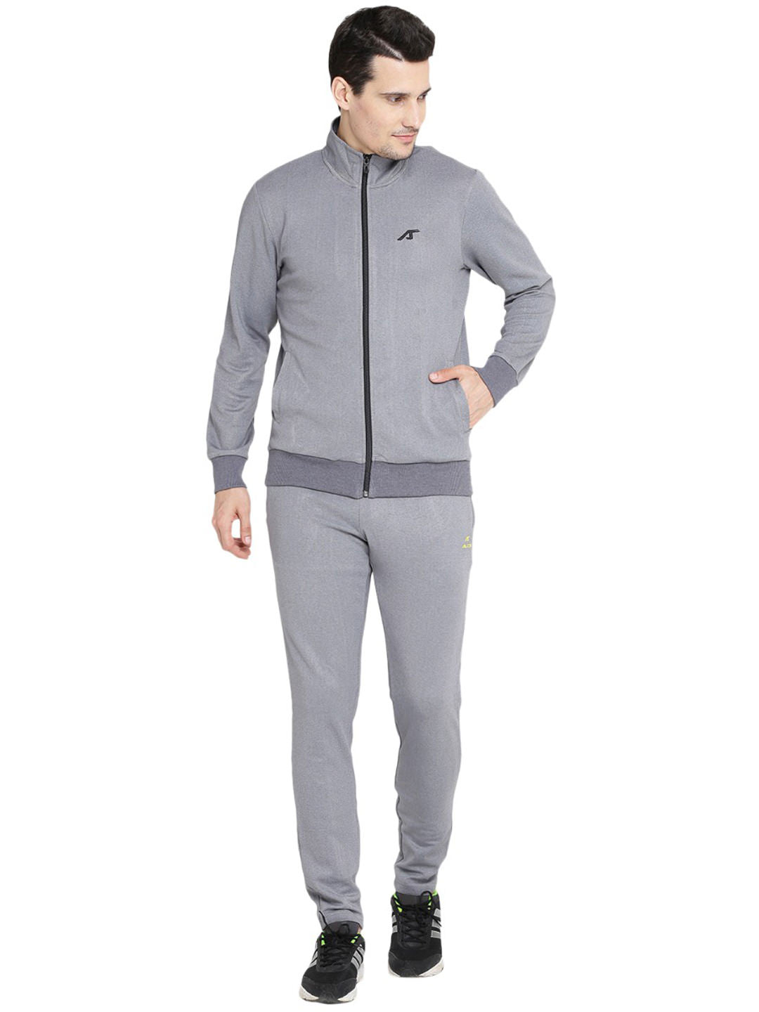 Alcis Mens Solid Grey Track Suit 125MTS174 125MTS174-S