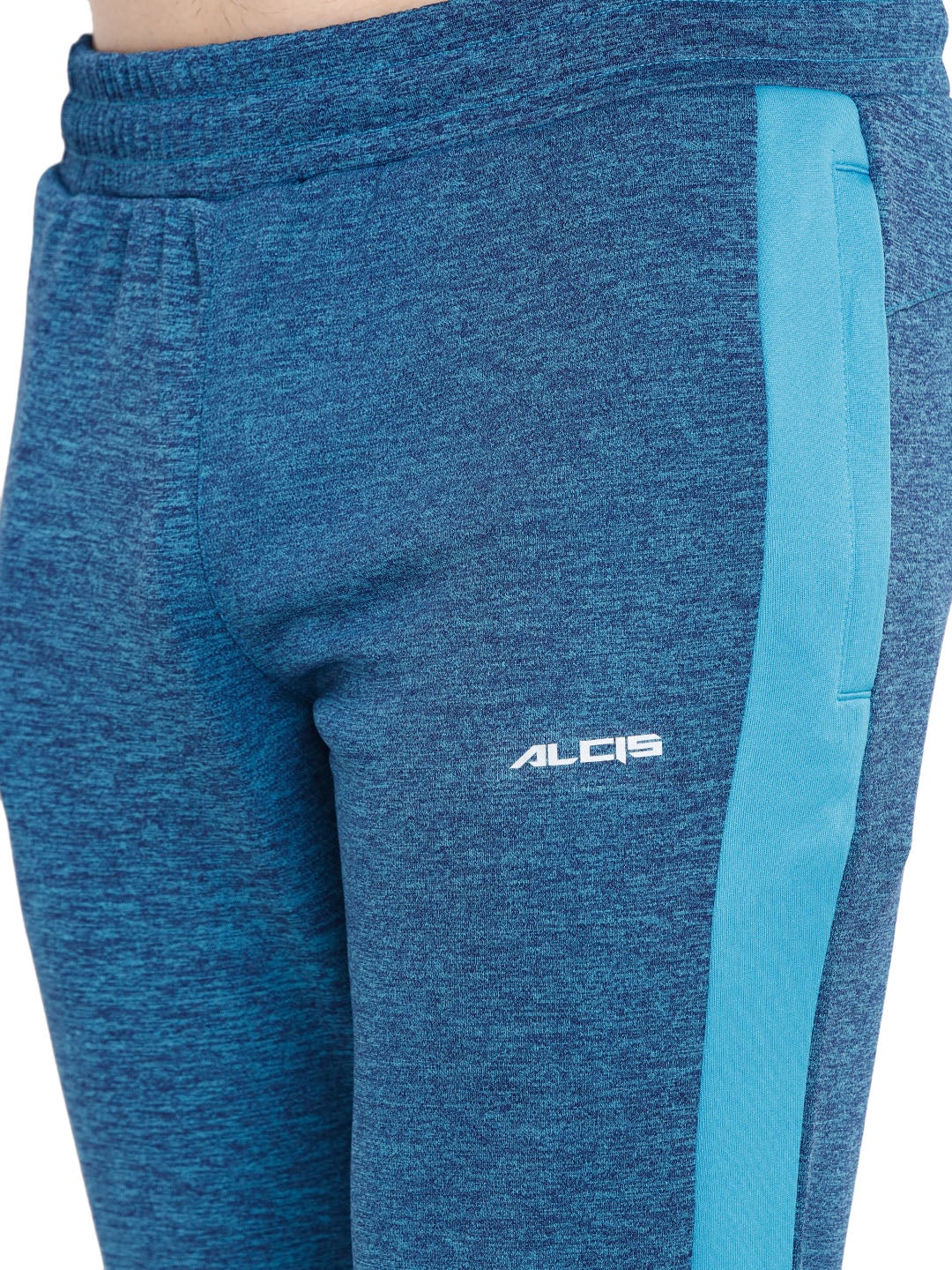 Alcis Men Solid Blue Track Suit