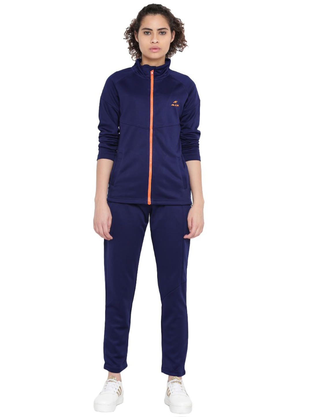 Alcis Women Navy Blue Knitted Tracksuit 251WTS105 251WTS105-S