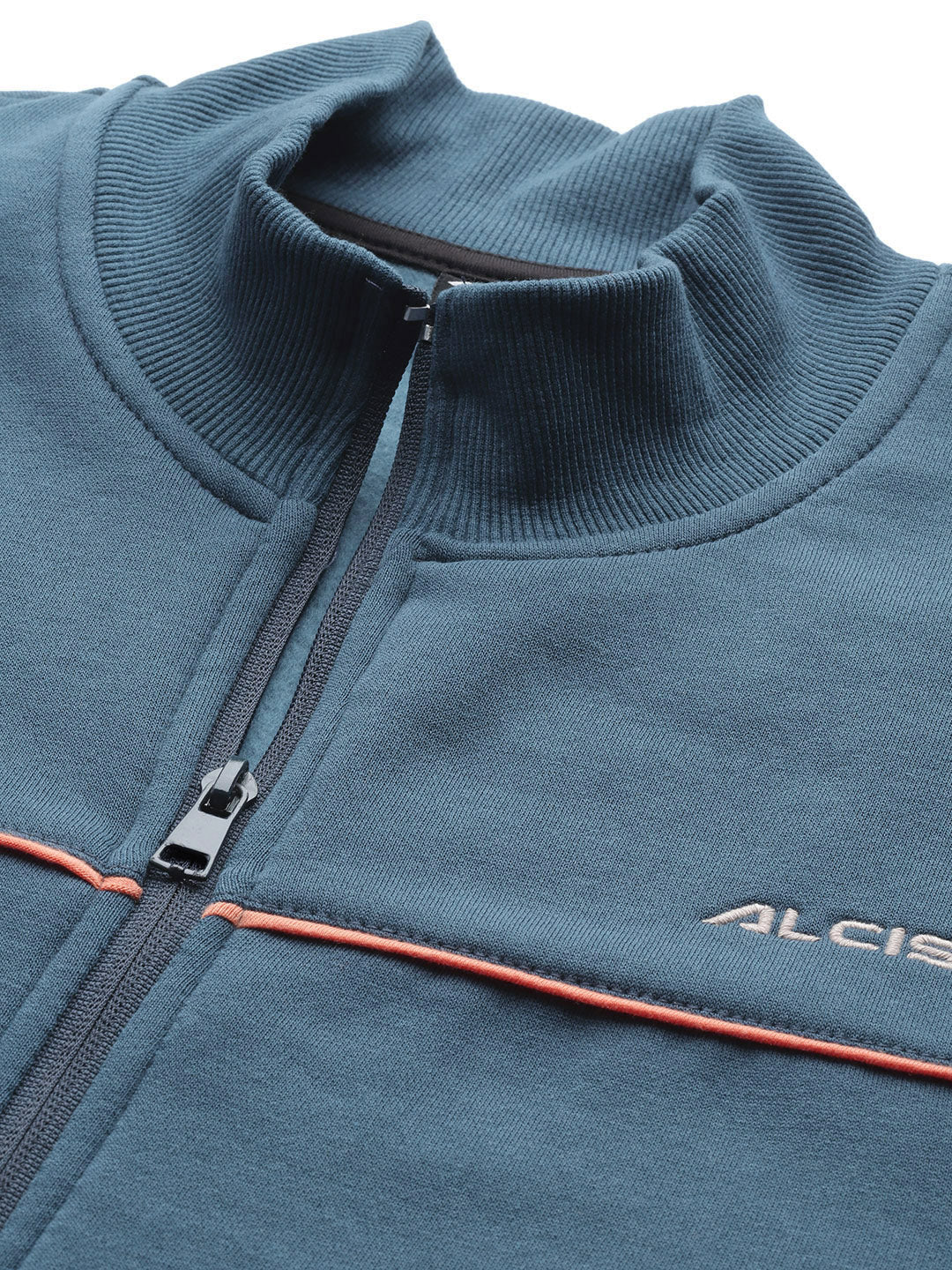 Alcis Men Blue Typography Sporty Jacket