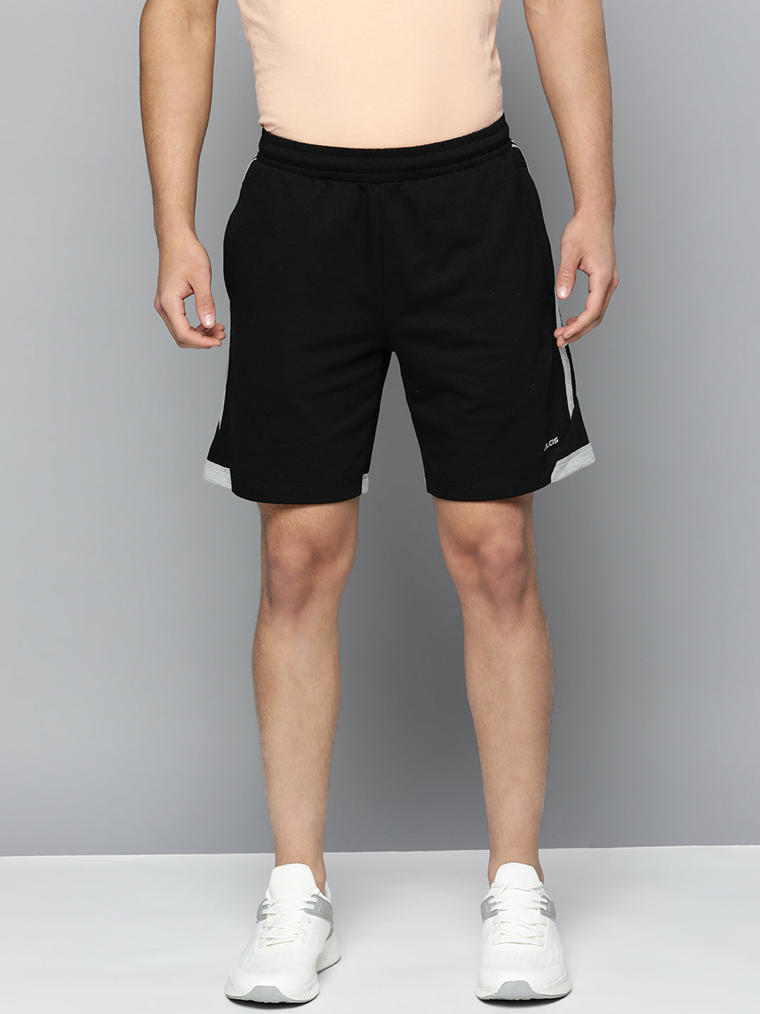 Alcis Men Striped Regular Fit Sports Shorts