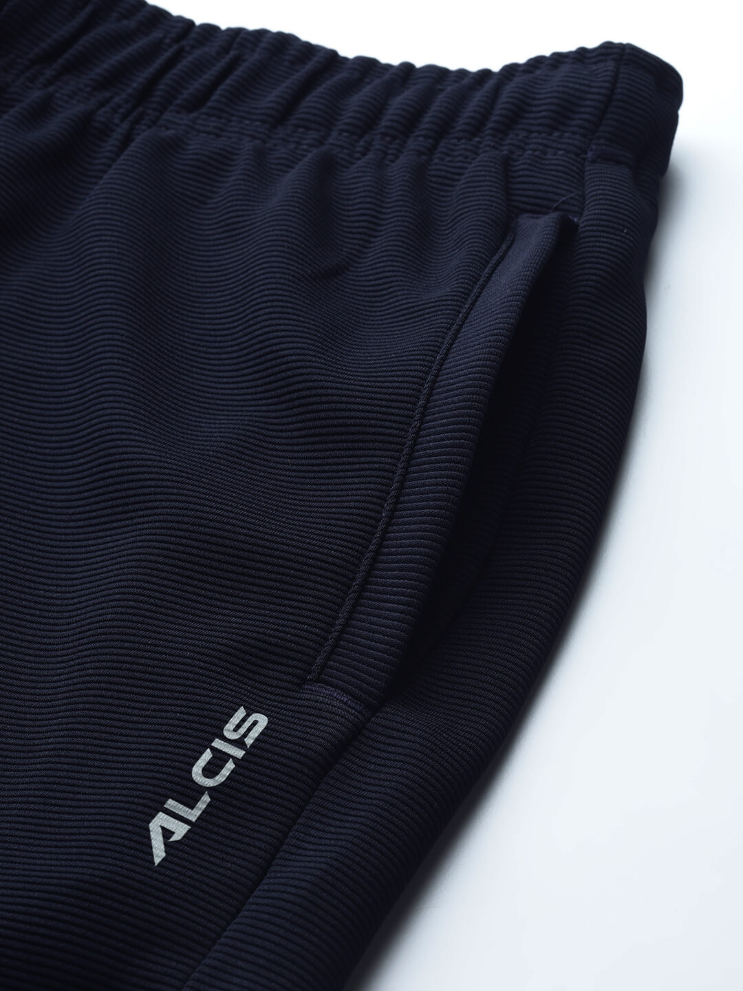 Alcis Men Navy Blue Slim Fit Drytech+ Training or Gym Sports Shorts