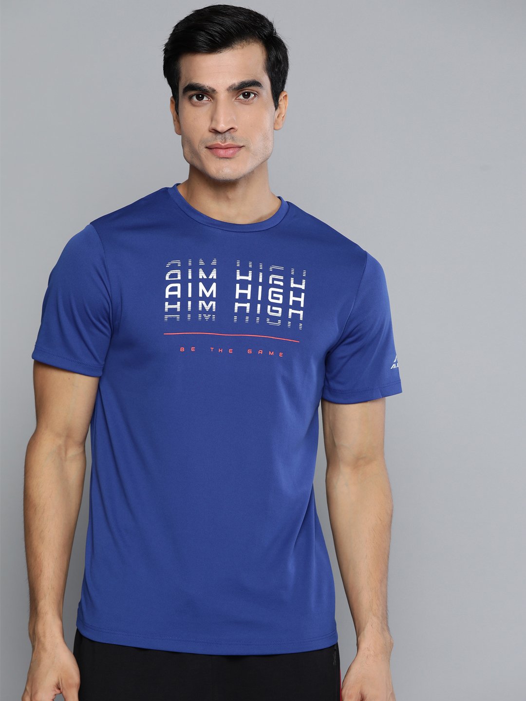 Alcis Men Printed Blue Tshirts