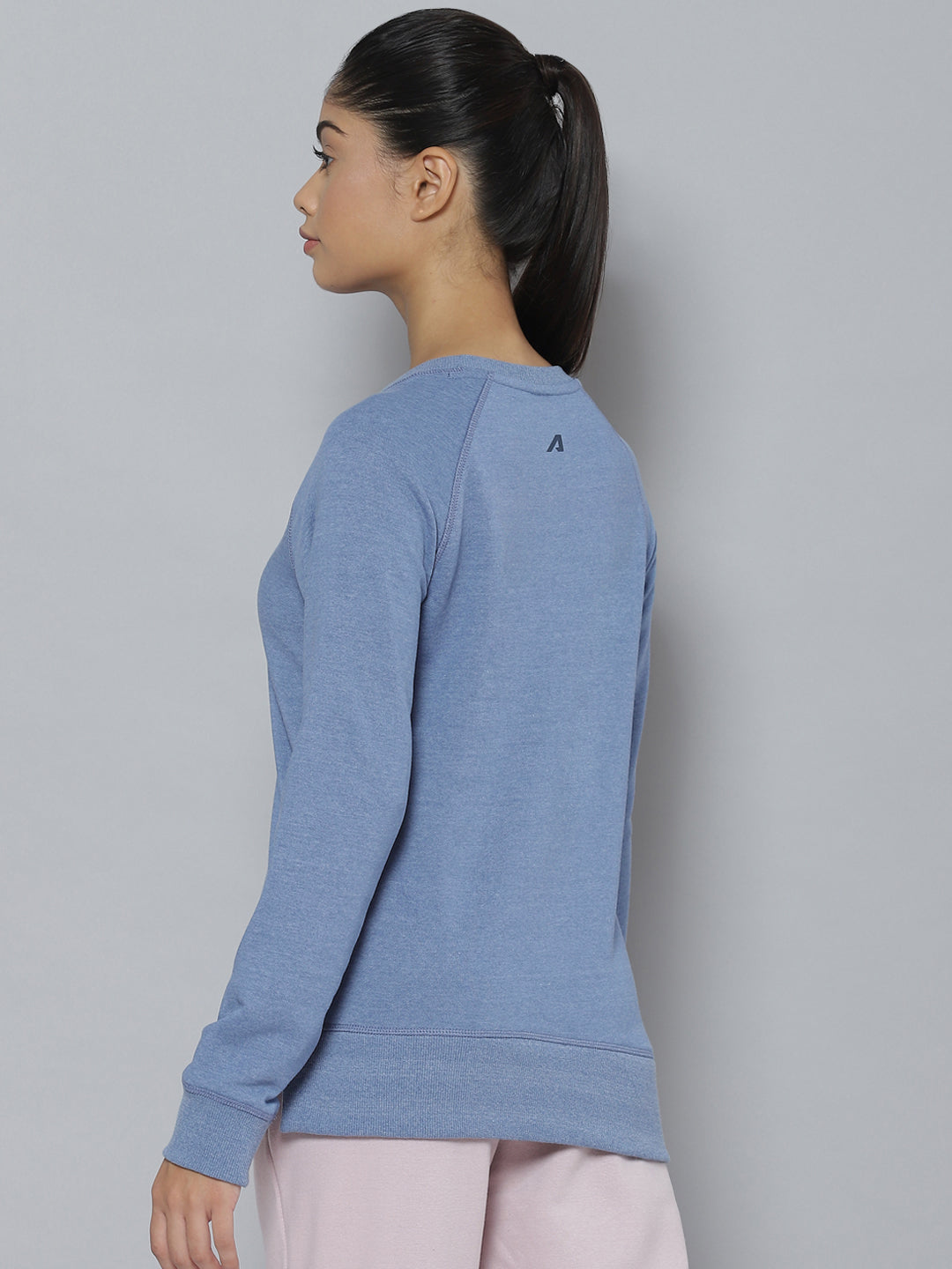 Alcis Women Blue Outdoor Knitted Sweatshirt