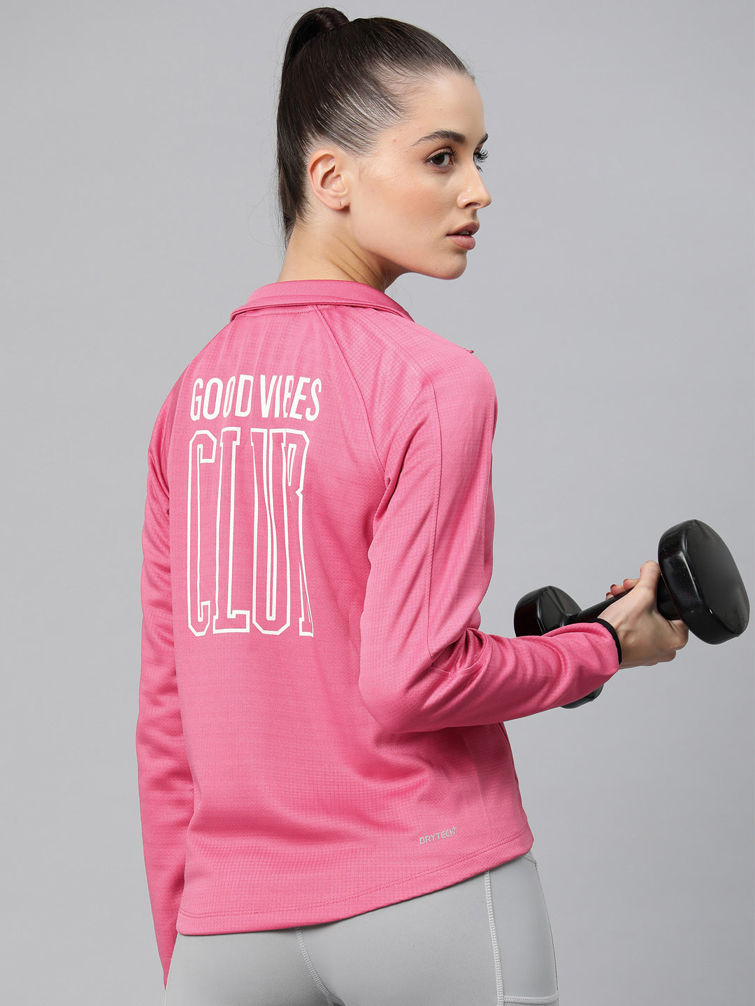 Alcis Women Typography Training or Gym Sporty Jacket