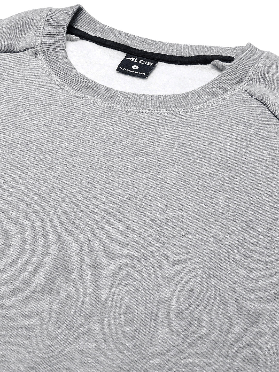 Alcis Women Grey Printed Detail Sweatshirt