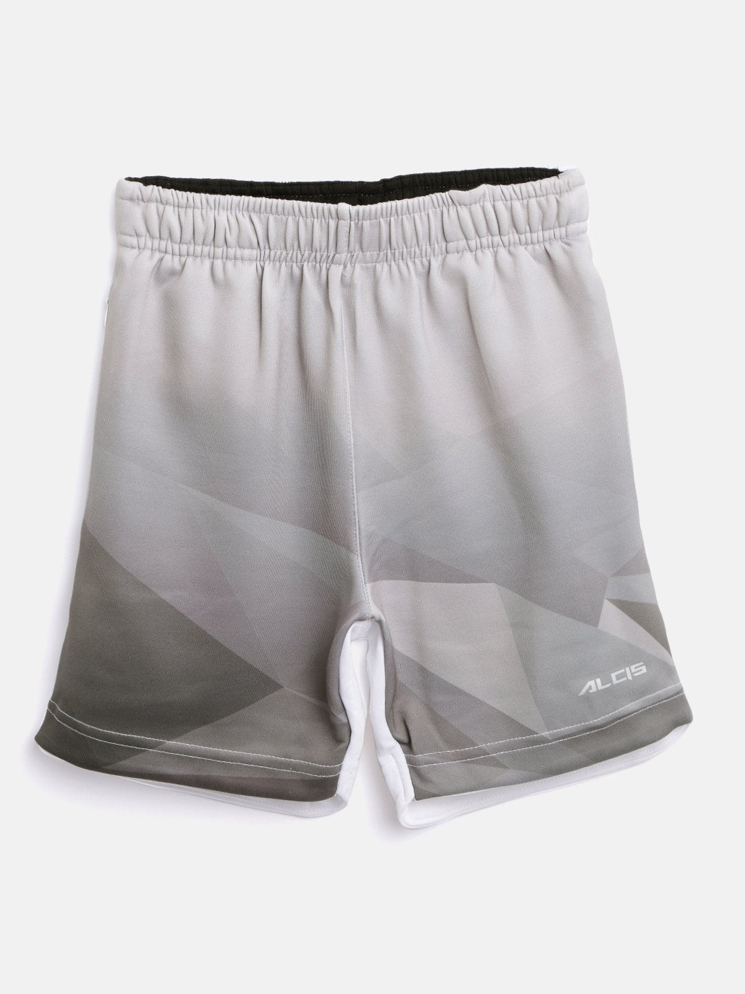 Alcis Boys Grey Printed Slim Fit Regular Shorts BKS5062-4Y
