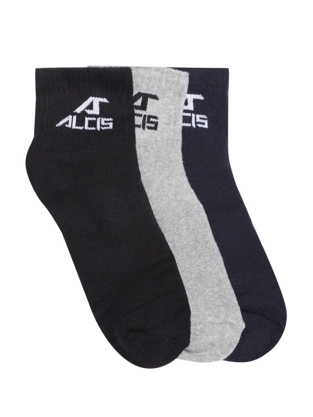 Alcis Men Pack of 3 Ankle Length Socks Full Terry