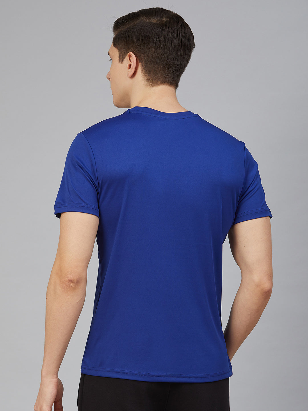 ALCIS Men Printed Blue Tee T-Shirt