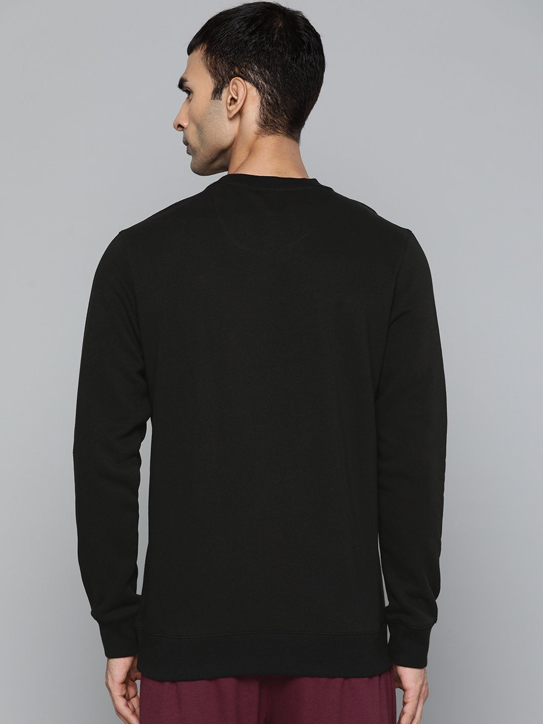 Alcis Men Casual Black Sweatshirts