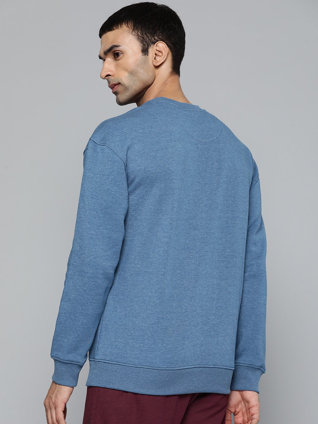 Alcis Men Casual Blue Sweatshirts