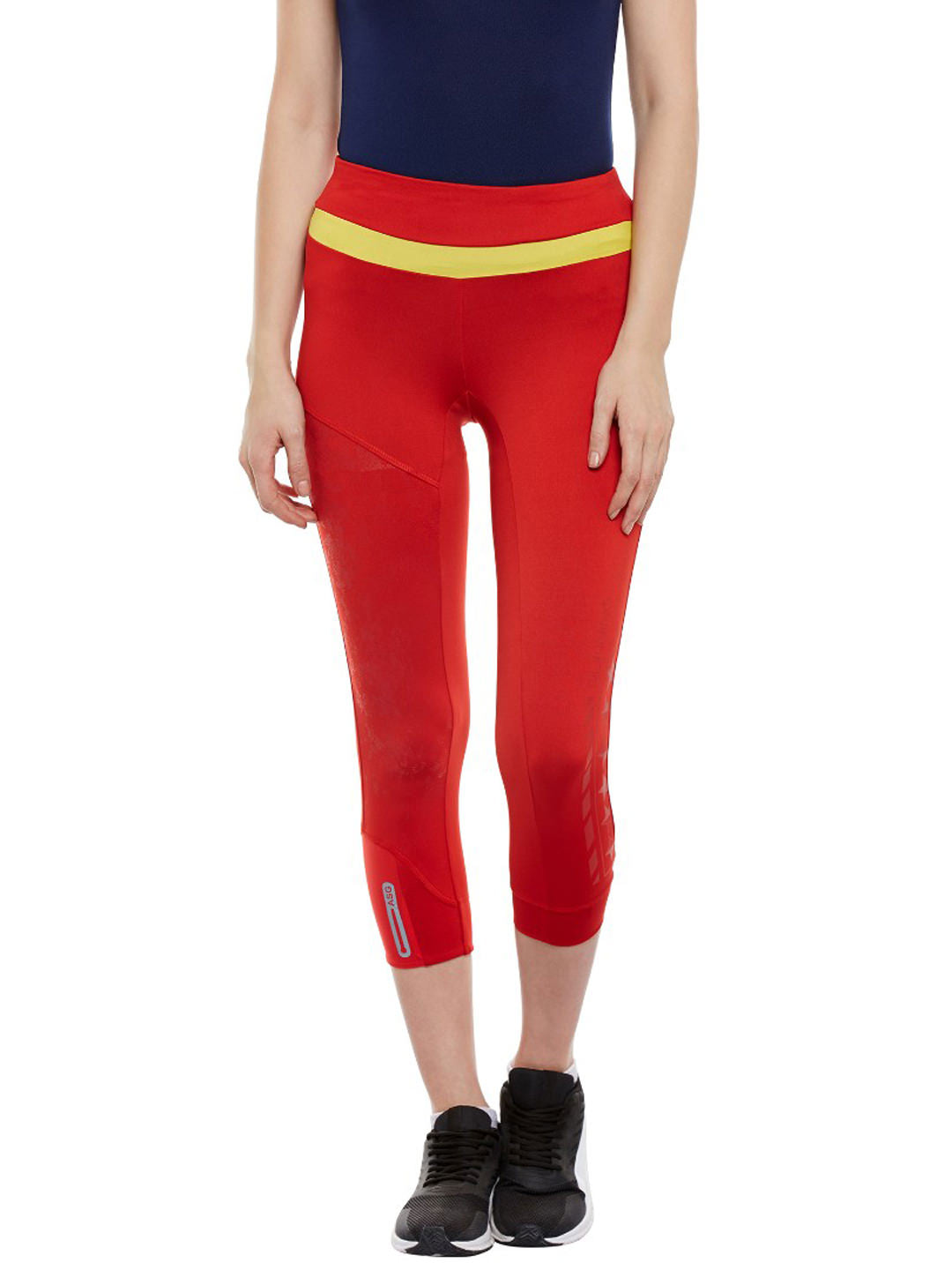 Alcis Red Running Tights AKRUWLG0900249 AKRUWLG0900249-S