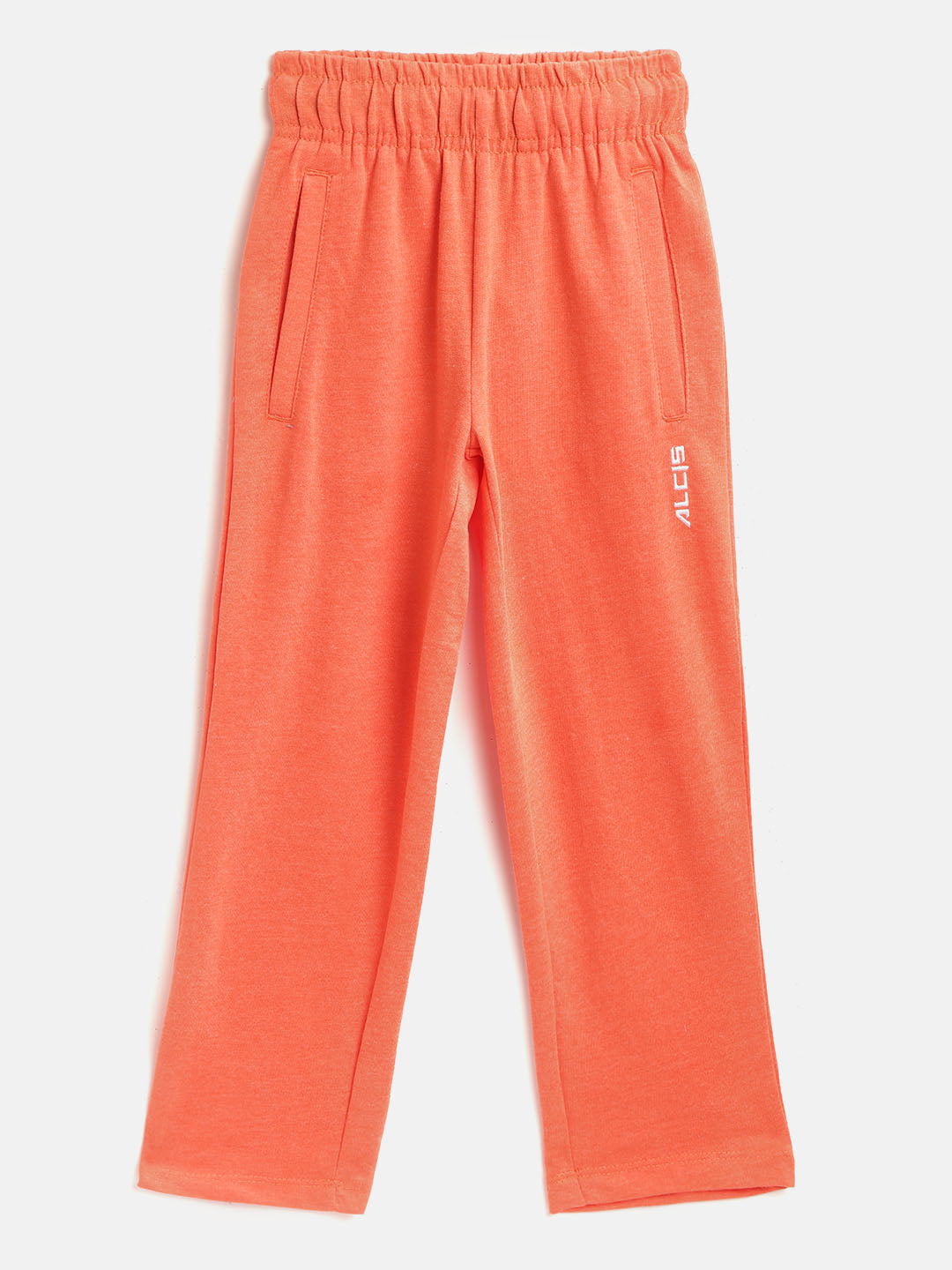 Alcis Girls Orange Solid Track Pants ALGPN0301-4Y
