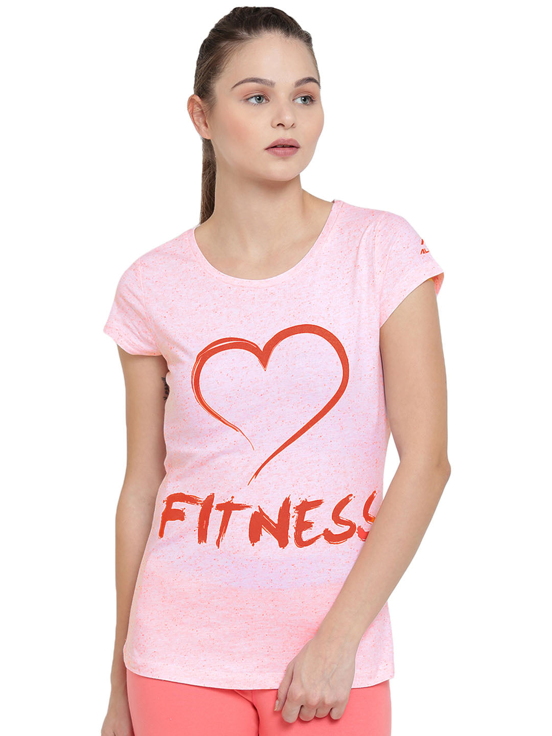 Alcis Fitness Pink Top ALTWT134559-XS