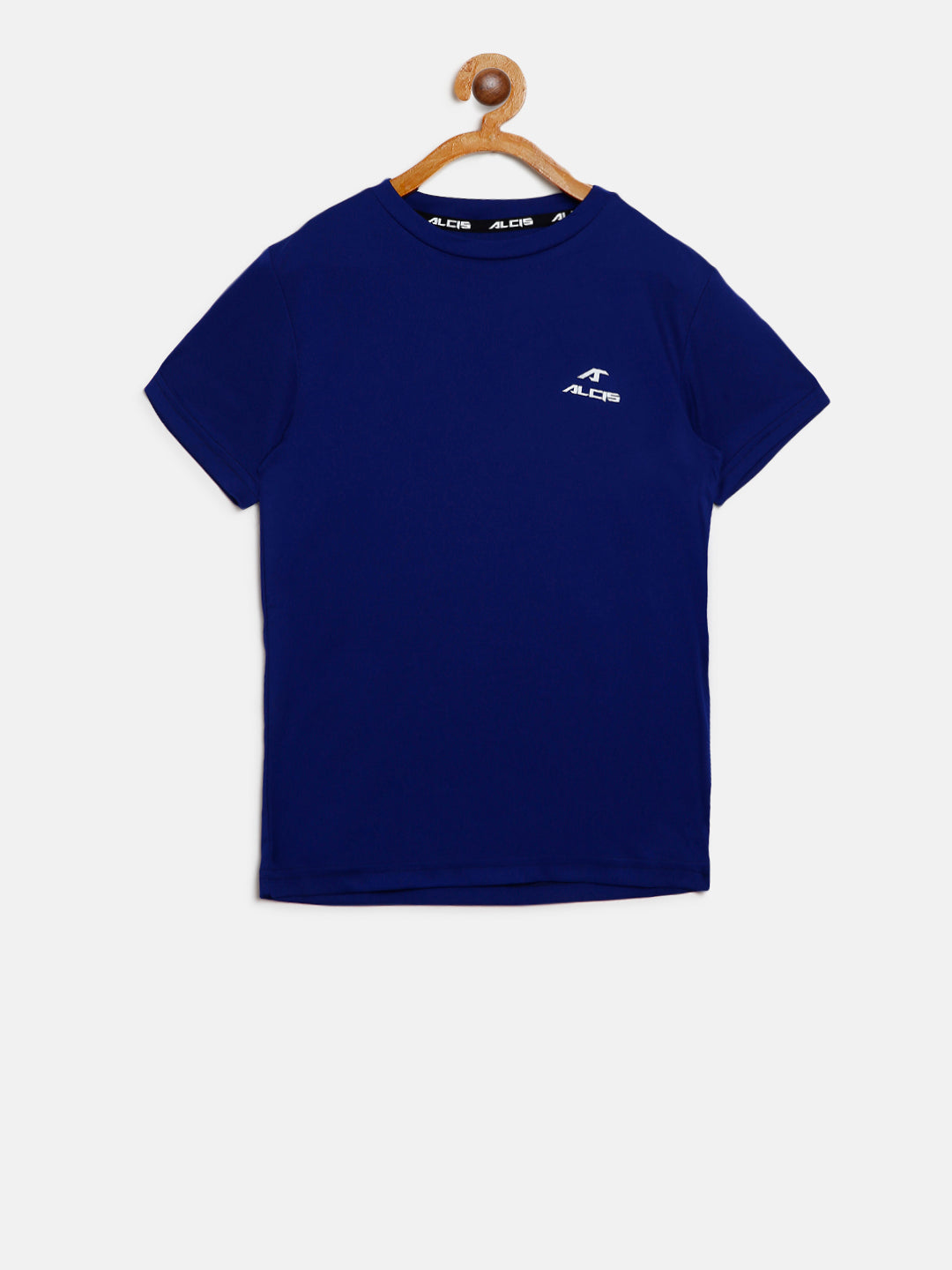 Alcis Boy's Solid Blue Tshirt BTE8033-4Y