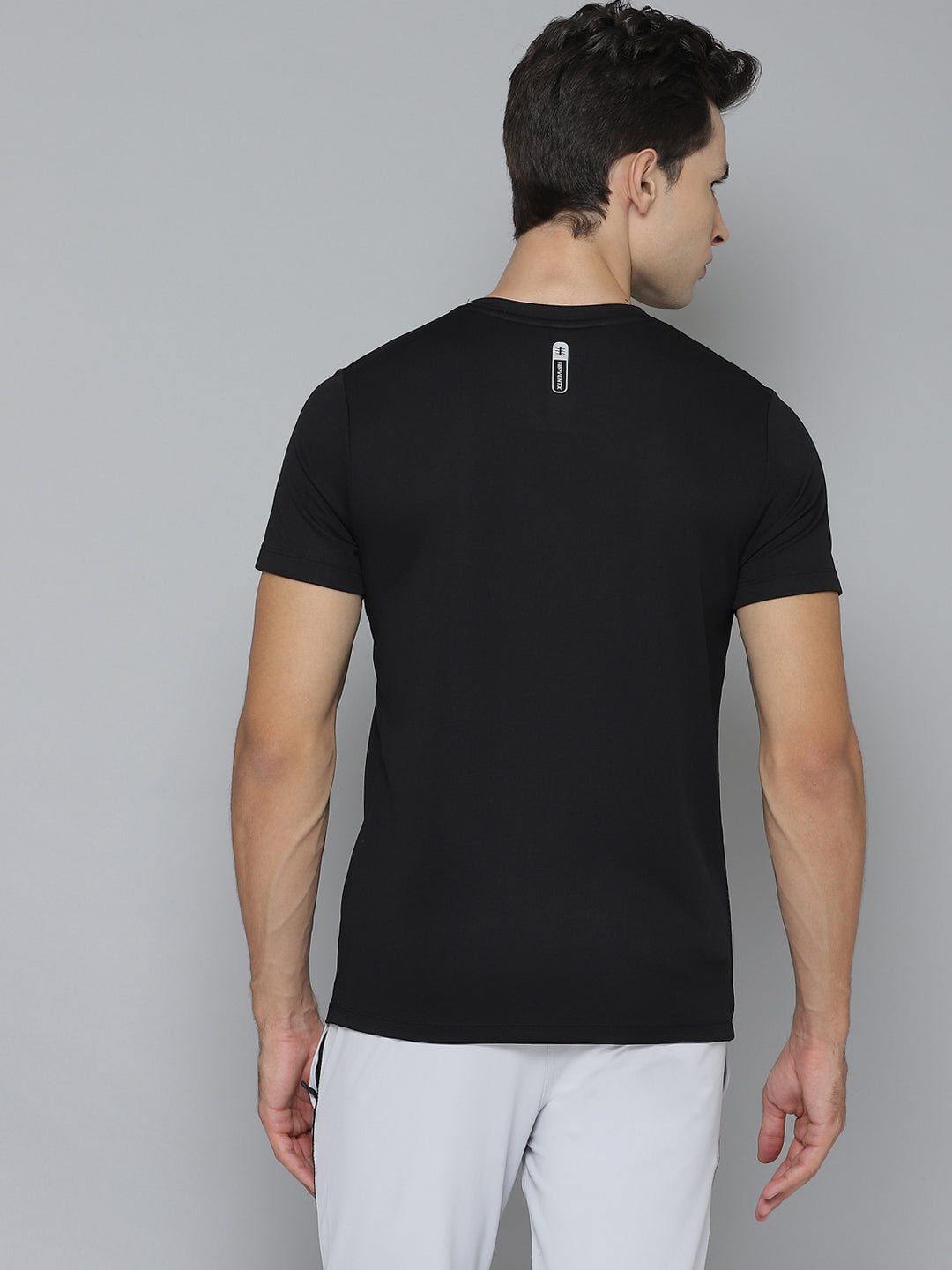 Alcis Men Printed Black Tshirts