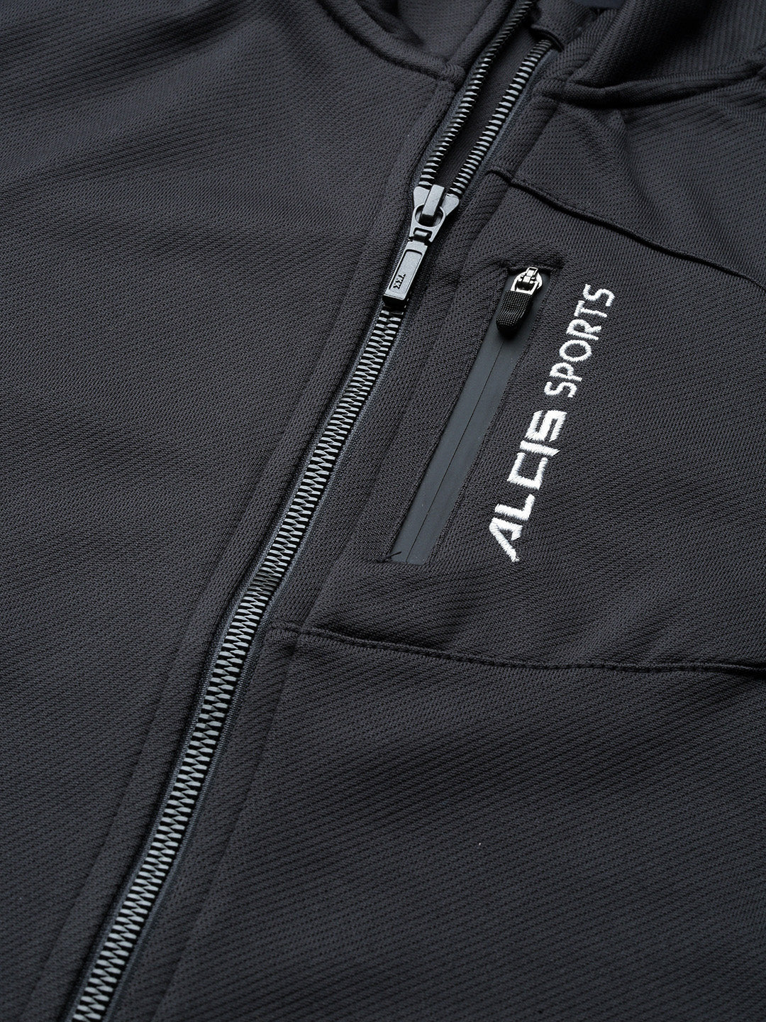 Alcis Men Black Solid Sports Jacket