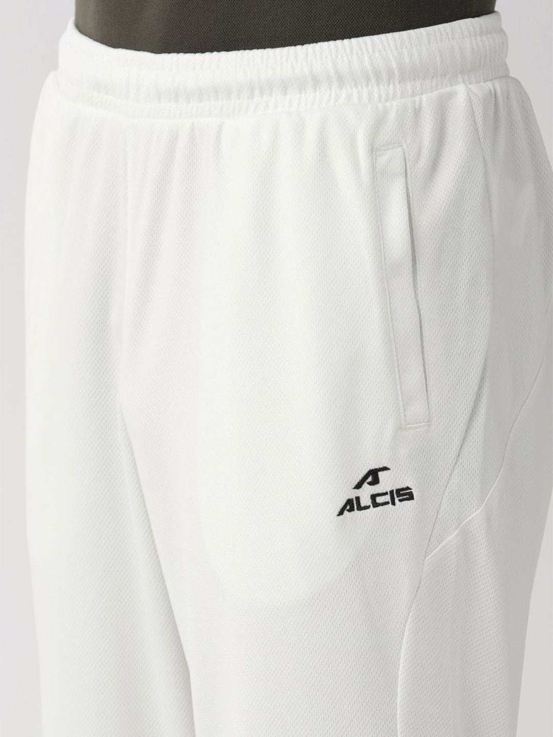 Alcis Men Solid Off White Cricket Track Pants MKPNAW6051XS
