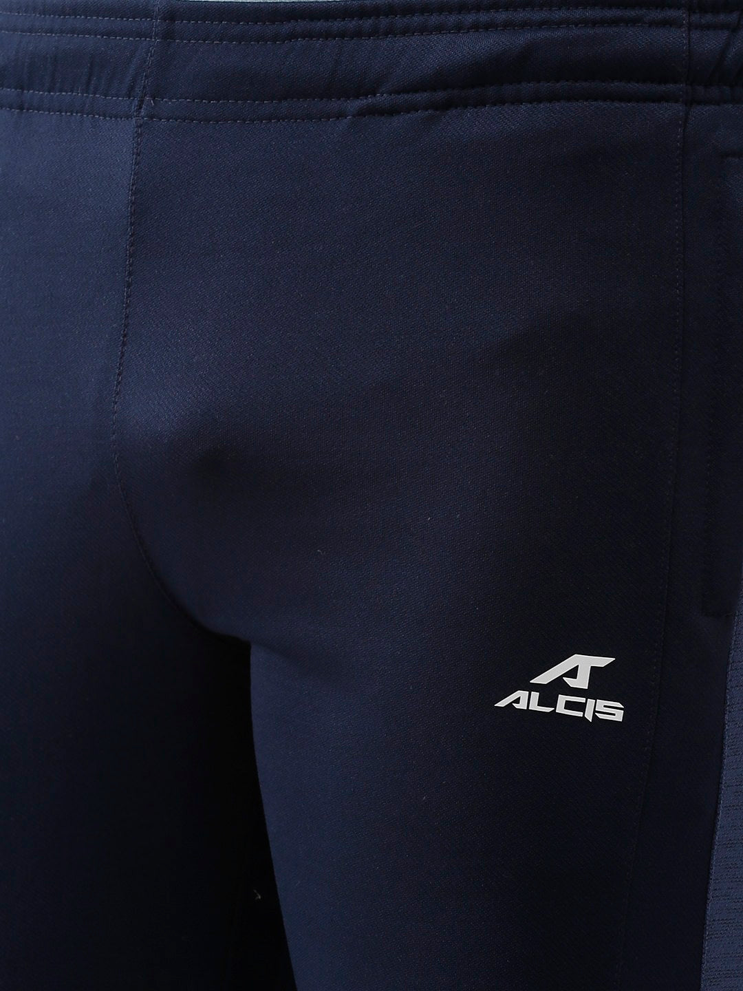 Alcis Men Navy Blue Solid Slim Fit Outdoor Joggers