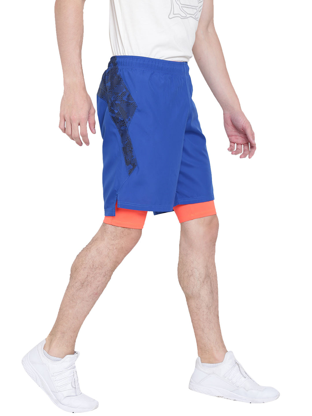 Alcis Men's Solid Navy Blue Shorts
