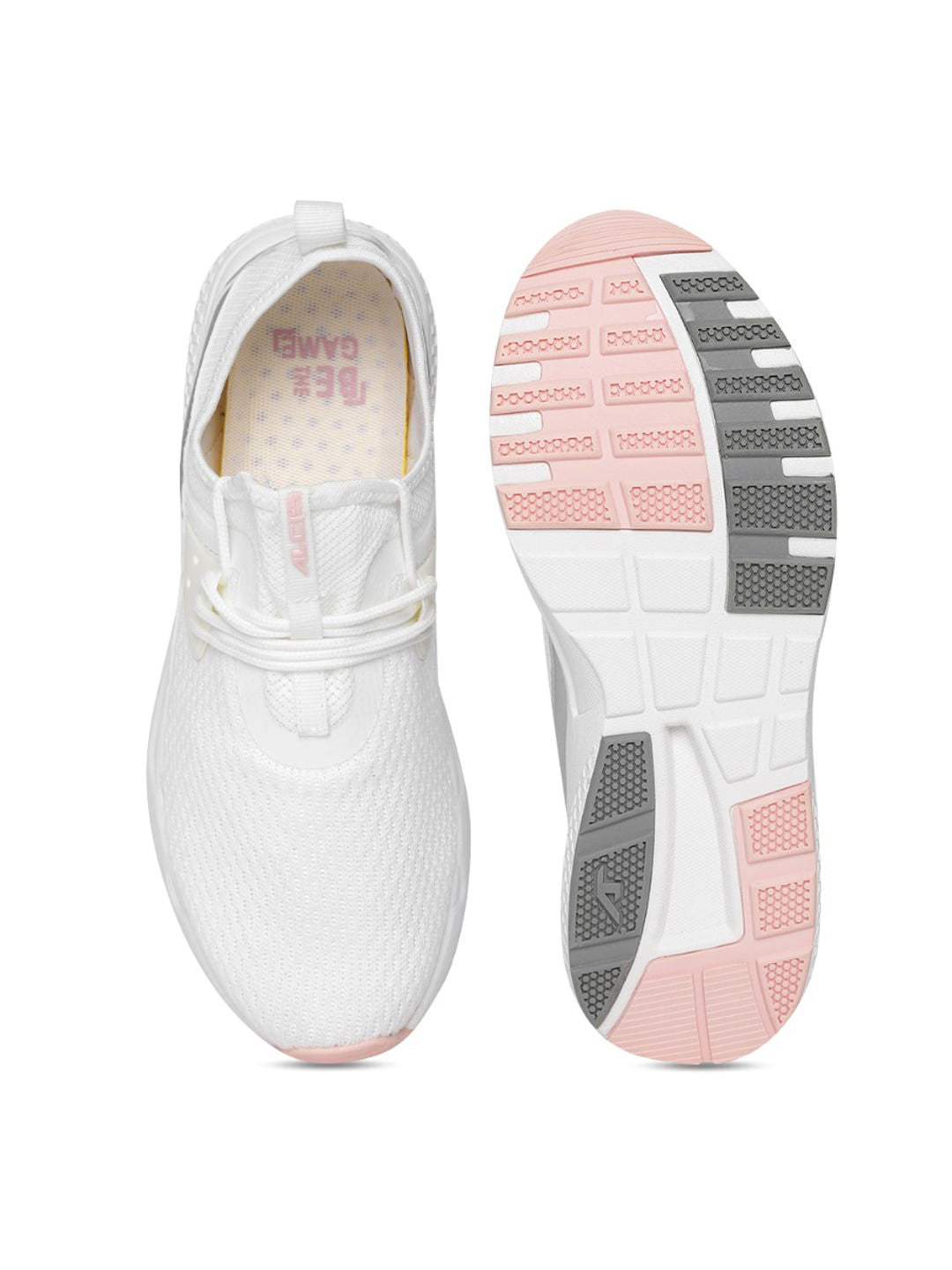 Alcis Womens White Running Shoes R8108201-UK-3-White