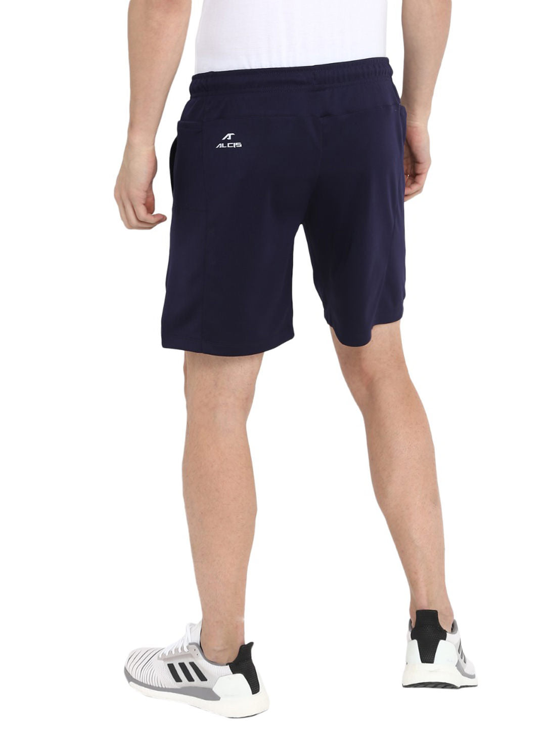 Alcis Men Blue Solid Slim Fit Rajasthan Royals Sports Shorts