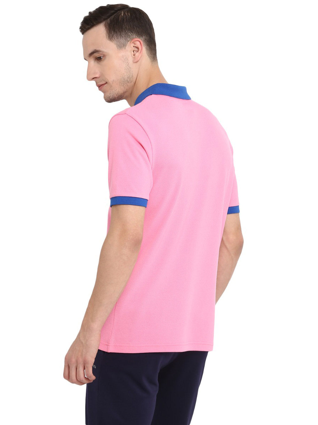 Alcis Men Rajasthan Royals Fanwear Polo-S-Pink