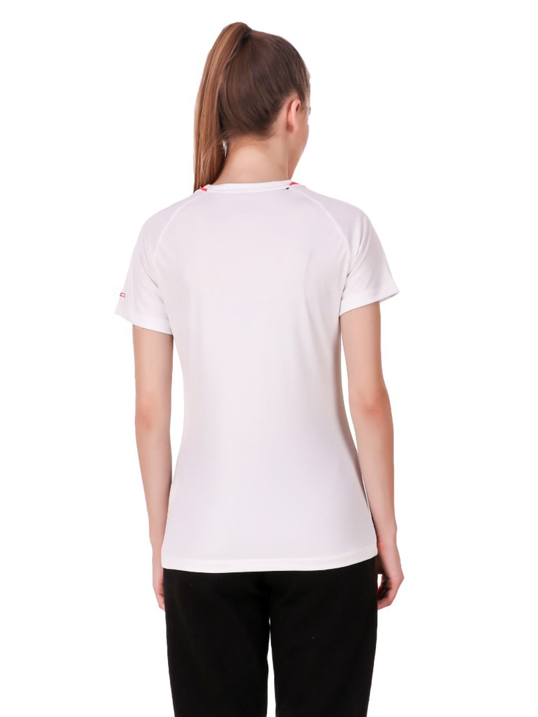 Alcis Women Printed White Tshirts