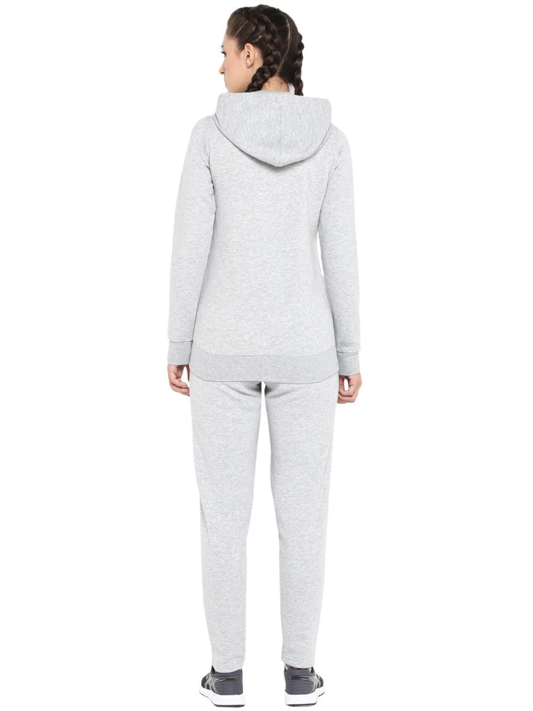 Alcis Women Grey Solid Tracksuit